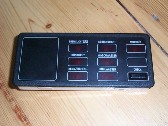 BMW E30 Lampenkontrollgerät Check Control BMW E30 Lampenkontrollgerät Check Control